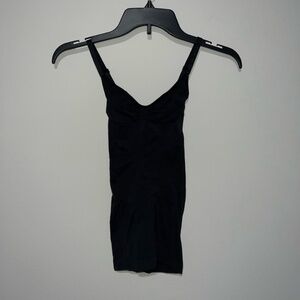 NWOT SKIMS SHAPEWEAR SEAMLESS SCULPT SLIP DRESS ONYX BLACK XXS